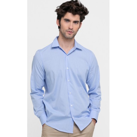 Camisa de Hombre. Fil a Fil 60% Algodón / 40% Poliéster