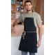 Delantal Bib Apron New-Nature, Negro