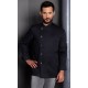 Chaqueta Chef 65% Pol-35% Alg. 215g/m2 Negro