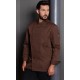 Chaqueta Chef 65% Pol-35% Alg. 215g/m2 Marrón Claro