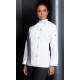 Chaqueta Chef Mujer. 65% Pol-35% Alg 215g/m2 Blanco