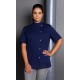 Chaqueta Chef Mujer. 65% Pol- 5% Algn. 215g/m2 Navy