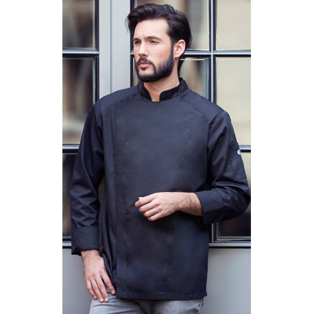 Chaqueta Chef . 50% Pol-50% Alg.150g/m2 Negro