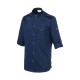 Camisa chef N. Identidad. 50% Pol-50% Alg.150g/m2 Navy