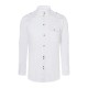 Camisa chef N. Identidad. 50% Pol-50% Alg.150g/m2 Blanco