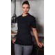 Camisa Mujer, m/corta alto rendimiento. Negro