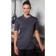 Camisa Mujer, m/corta alto rendimiento. Antracita