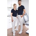 Pantalón Unisex ajustados esenciales, material sostenible, 65% Pol. reciclado cert. GRS / 35% Alg.