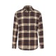 Camisa de Cuadros para hombres, tendencia urbana. 65% Pol.-35% Alg.110 g/m²