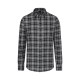 Camisa de Cuadros para hombres, tendencia urbana. 65% Pol.-35% Alg.110 g/m²