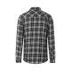 Camisa de Cuadros para hombres, tendencia urbana. 65% Pol.-35% Alg.110 g/m²