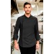 Chaqueta Cocina de Hombre. 100% Pol. NEGRO