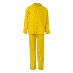 Traje Lluvia.100% Poliéster Amarillo