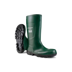 Bota de Agua S5, con puntera y plantilla de acero. PVC