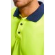 Polo Técnico Alta Visibilidad. 100 % polyester bird´s eye, 170 g/m².