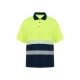 Polo Técnico Alta Visibilidad. 100 % polyester bird´s eye, 170 g/m².